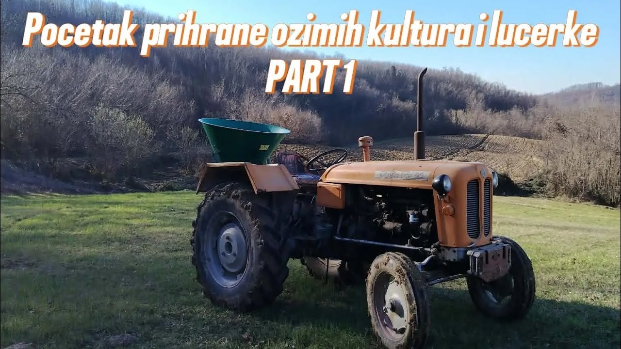 Otvorili smo prolećnu sezonu bacamo vestak po ozimim kulturama!!! 