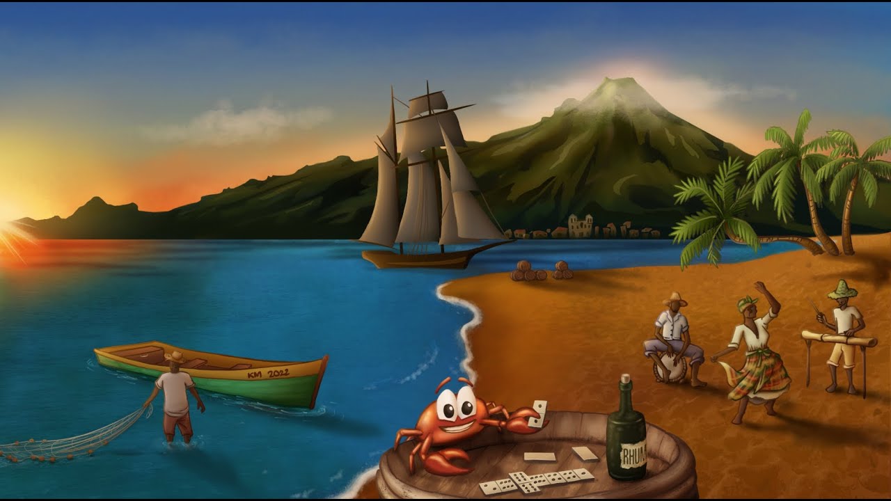 Krab Mango - Les quais de Saint-Pierre