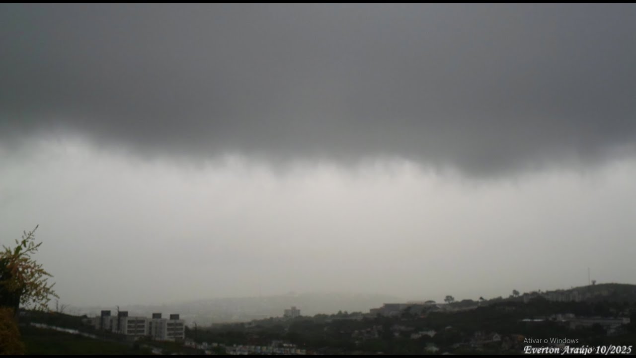 Chuvas avançando em Campina Grande-PB (30/09 e 01/10/2025)