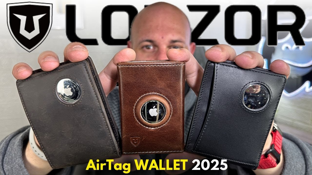 LORZOR AirTag WALLET - I MIGLIORI PORTAFOGLI SMART 2025! VERA PELLE con RFID Realizzati a MANO!
