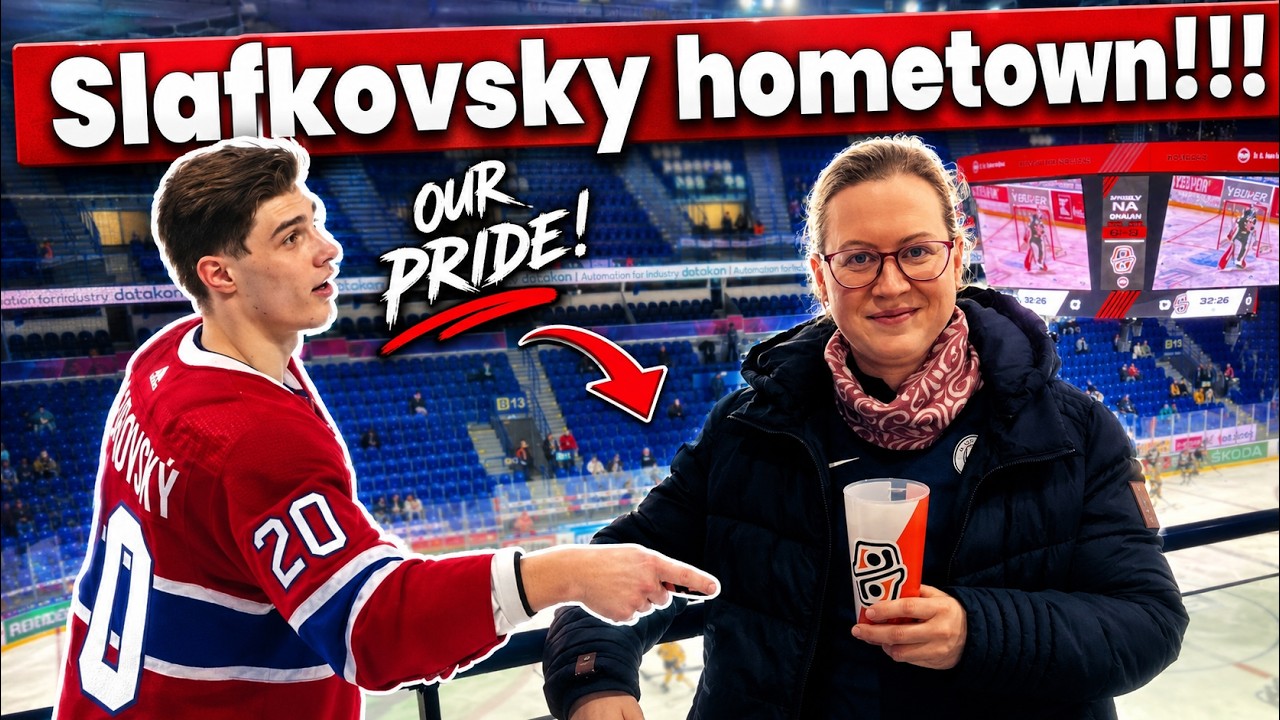 Going to a Hockey Game in Slovakia Where Slafkovsky used to play