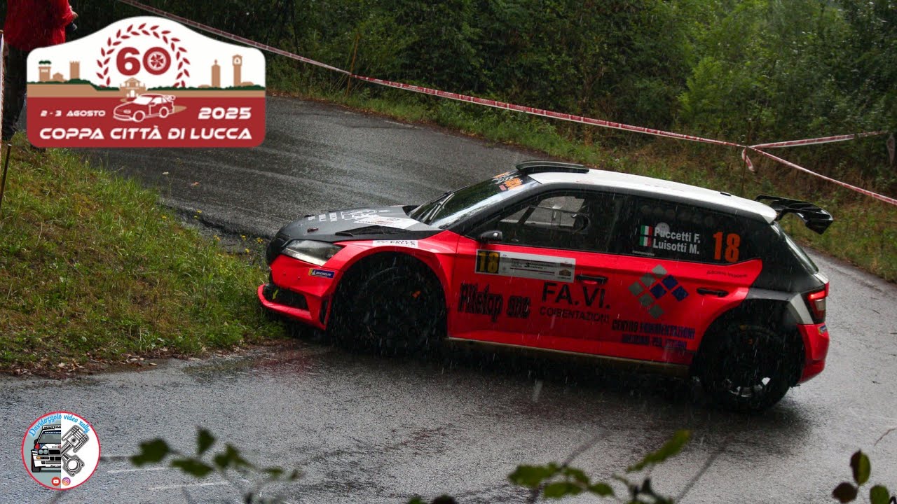 Rally Coppa Città di Lucca 2025 show & Mistake in Shakedown 