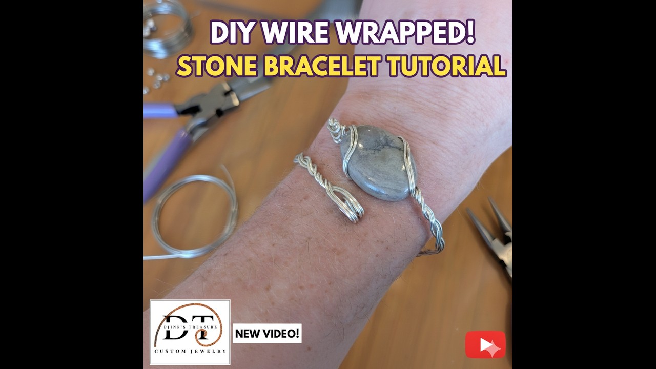 DIY Wire Wrapped Stone Bracelet | Complete Guide for Beginners