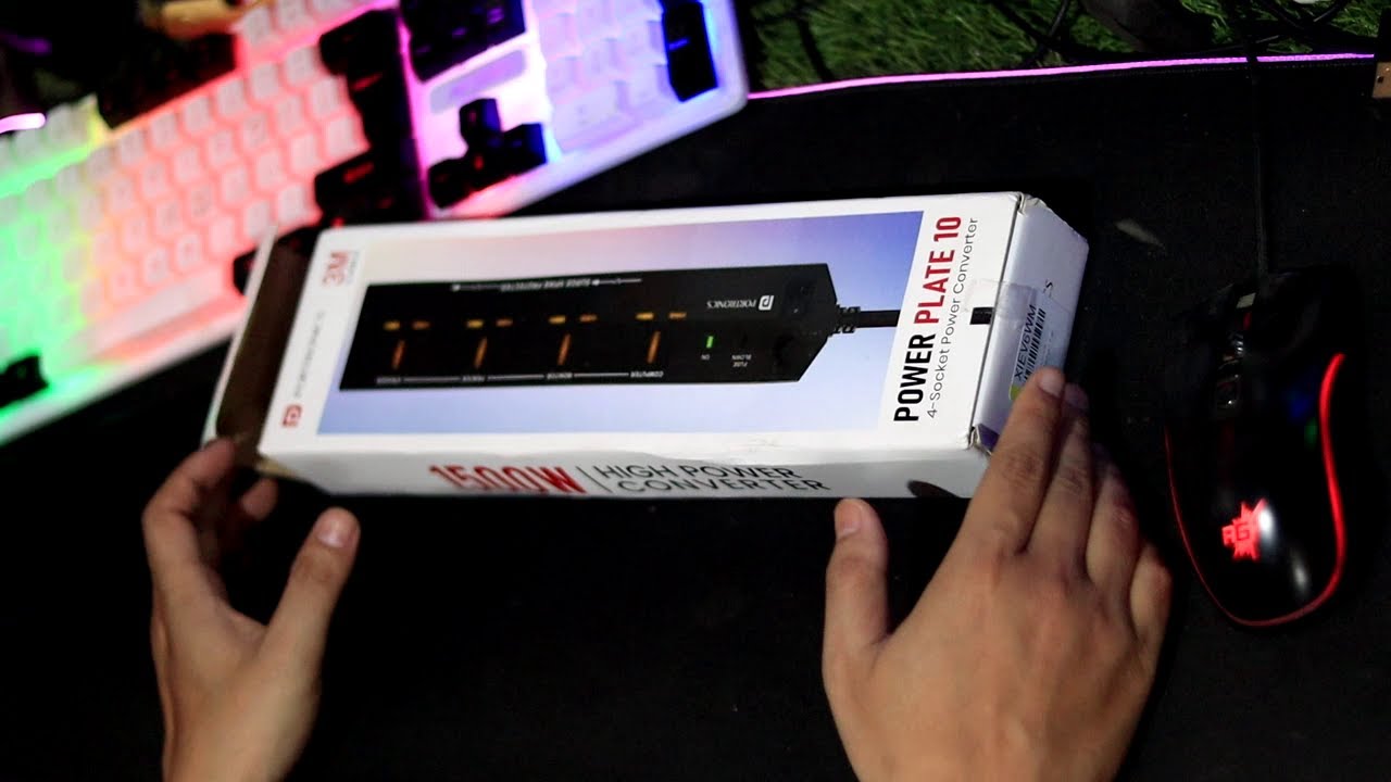 Portronics Power Plate 10 Multi Plug 1500W 4 Socket Extension Boards Unboxing & Review
