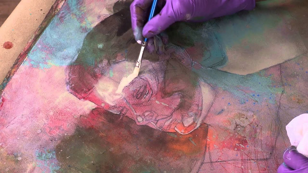 Preview | Acrylic Painting: Mixed Media Portraits with Jean Pederson