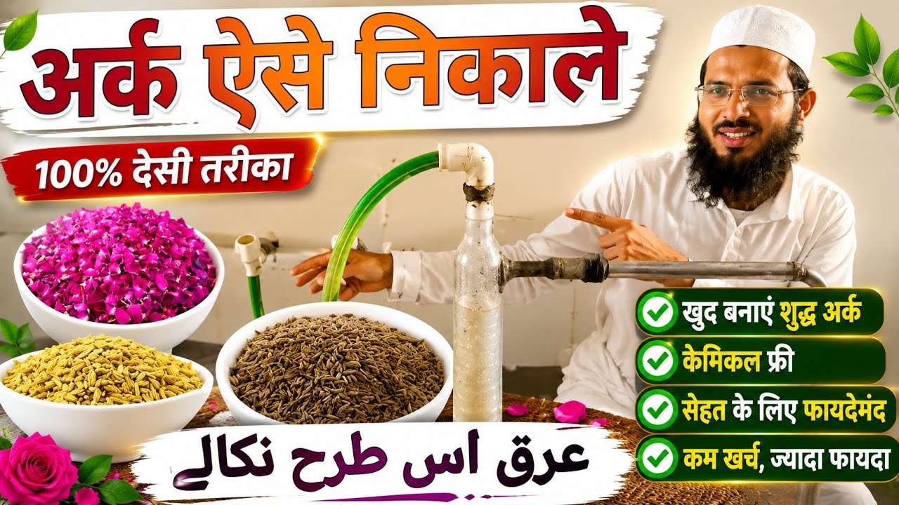 arq kaise nikale|अर्क निकाल ने का बेस्ट तरीका|عرق اس طرح نکالے