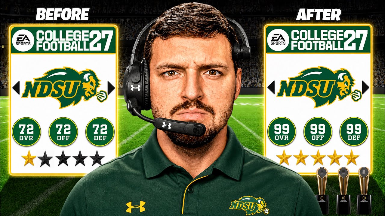 Rebuilding North Dakota State in CFB 27!