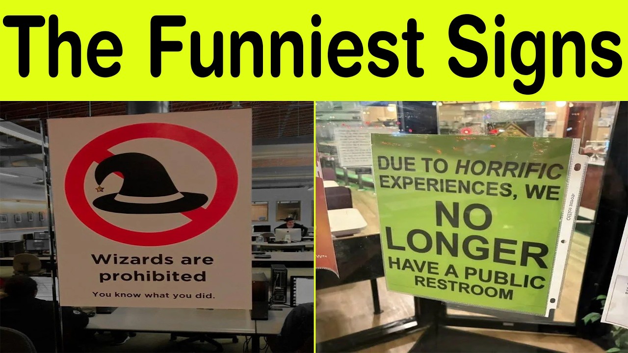 The Funniest Sign Ever Spotted in Public – You’ll Laugh Harder Than You Should! || Happy Panda