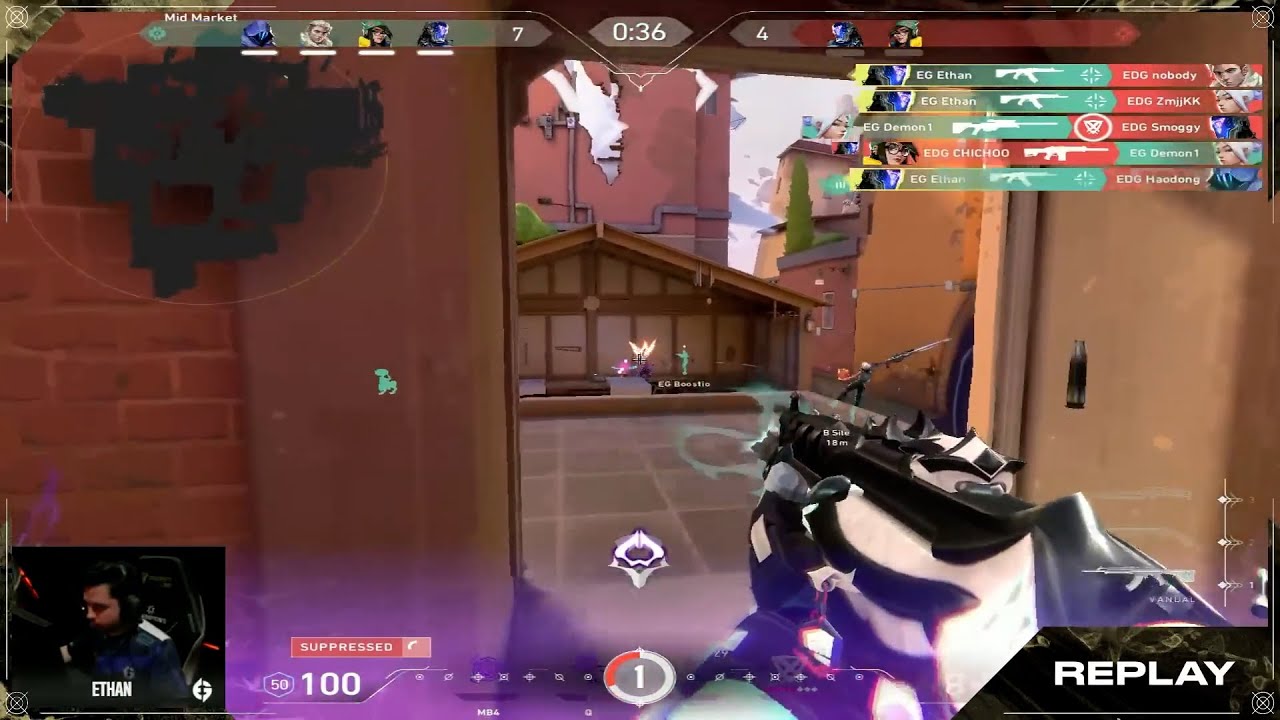 EG Ethan with the 4K against EDG | VALORANT Champions 2023