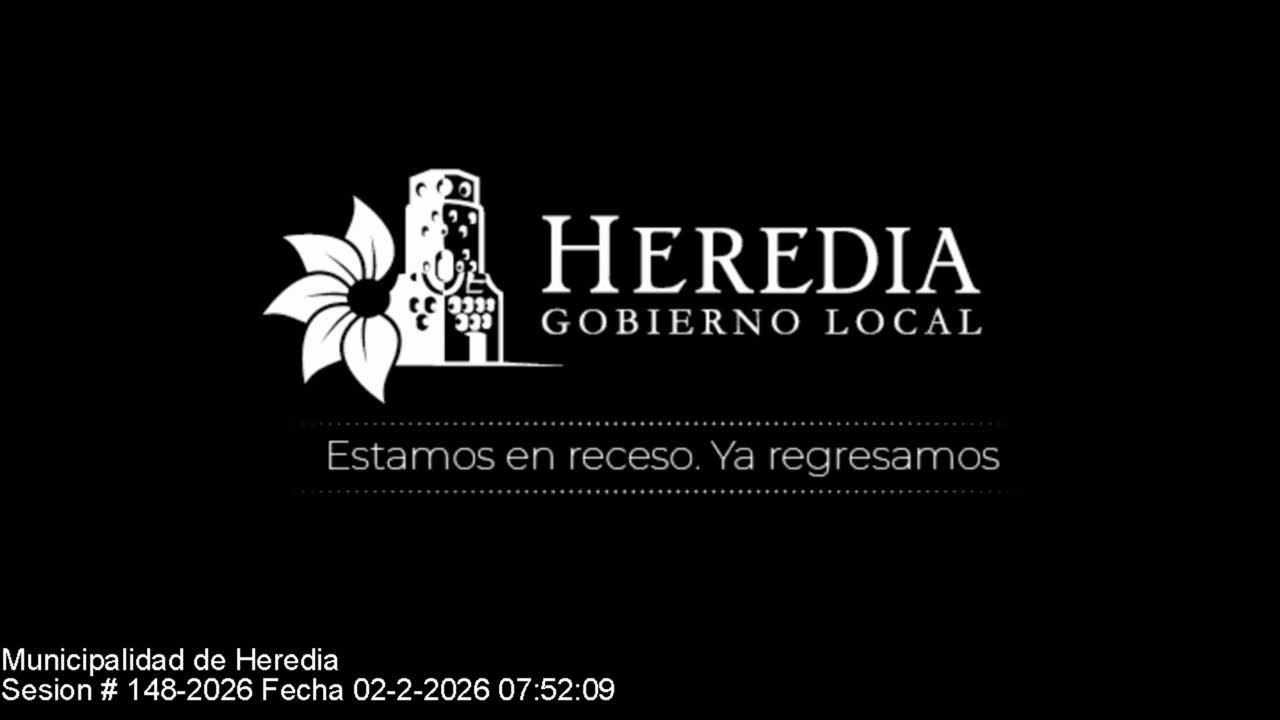 Sesión del Concejo Municipal de Heredia