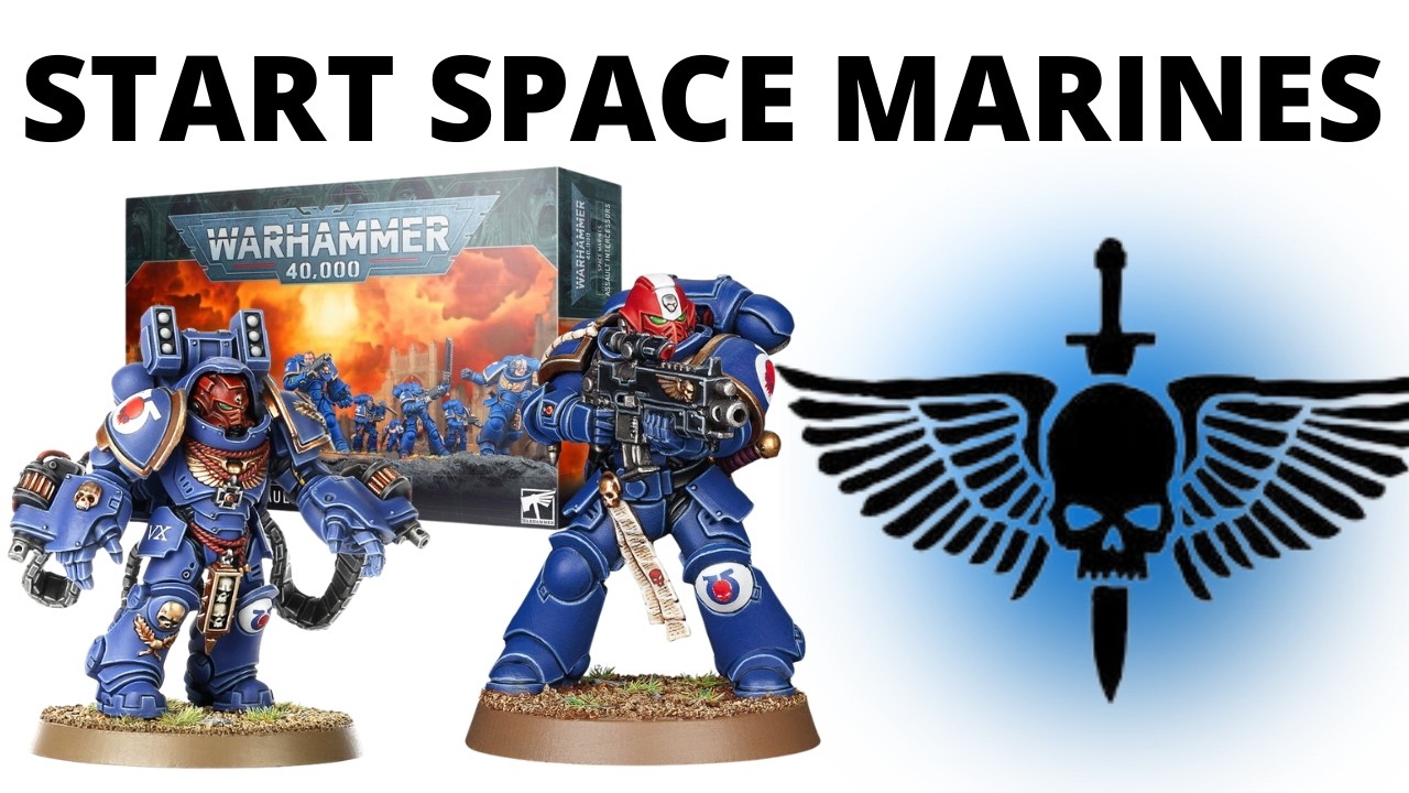 Как создать армию космодесанта в Warhammer 40K 10-го издания — добавляем космодесантников в насто...