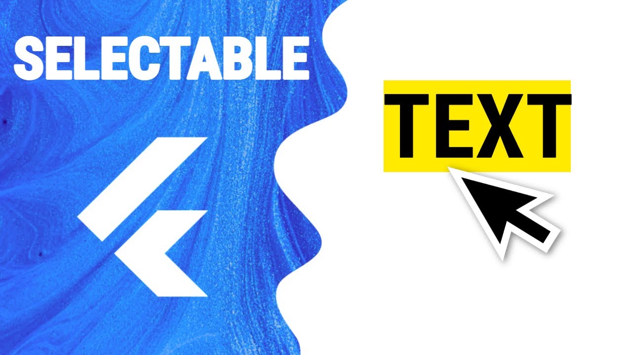 Flutter Selectable Text Widget