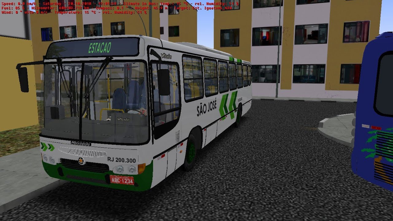 OMSI 2 - Marcopolo Viale MB OF 1721 Ar Condicionado Viação São José (Mapa: Vilarejo)