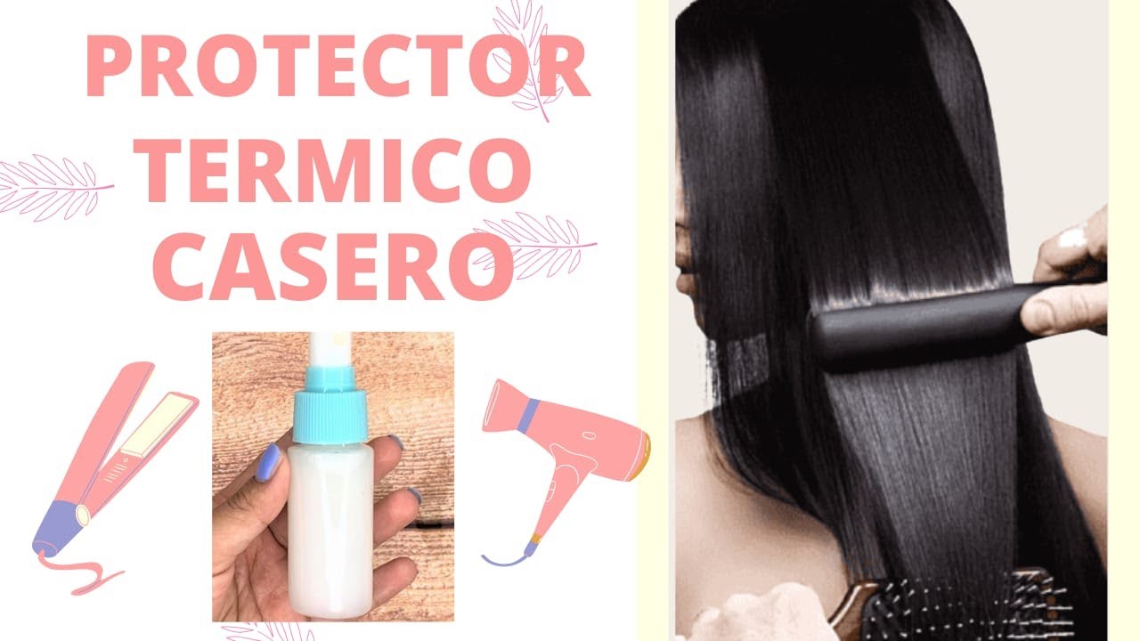 PROTECTOR T&Eacute;RMICO CASERO para TU CABELLO🤩 Con Ingredientes Que Tienes En Casa😱SUPER FACIL de Hacer!
