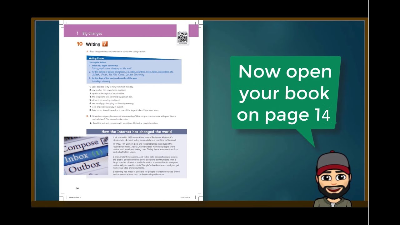 Mega Goal 1 Big Changes 10 Writing pages 14 & 15 شرح درس الكتابة من ميقا قول 1 الاول الثانوي