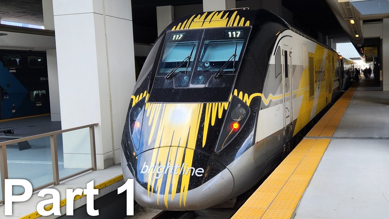 [4K] &ndash; Full Ride &ndash; Brightline &ndash; Northbound &ndash; Miami &ndash; Orlando &ndash; Part 1