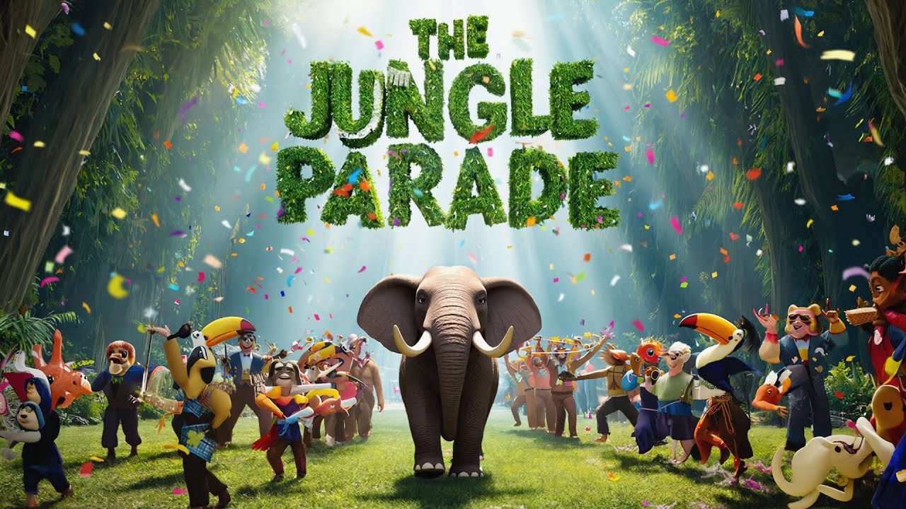 🎶The Jungle Parade | Animal Dance Party for Kids | Fun Educational Song
