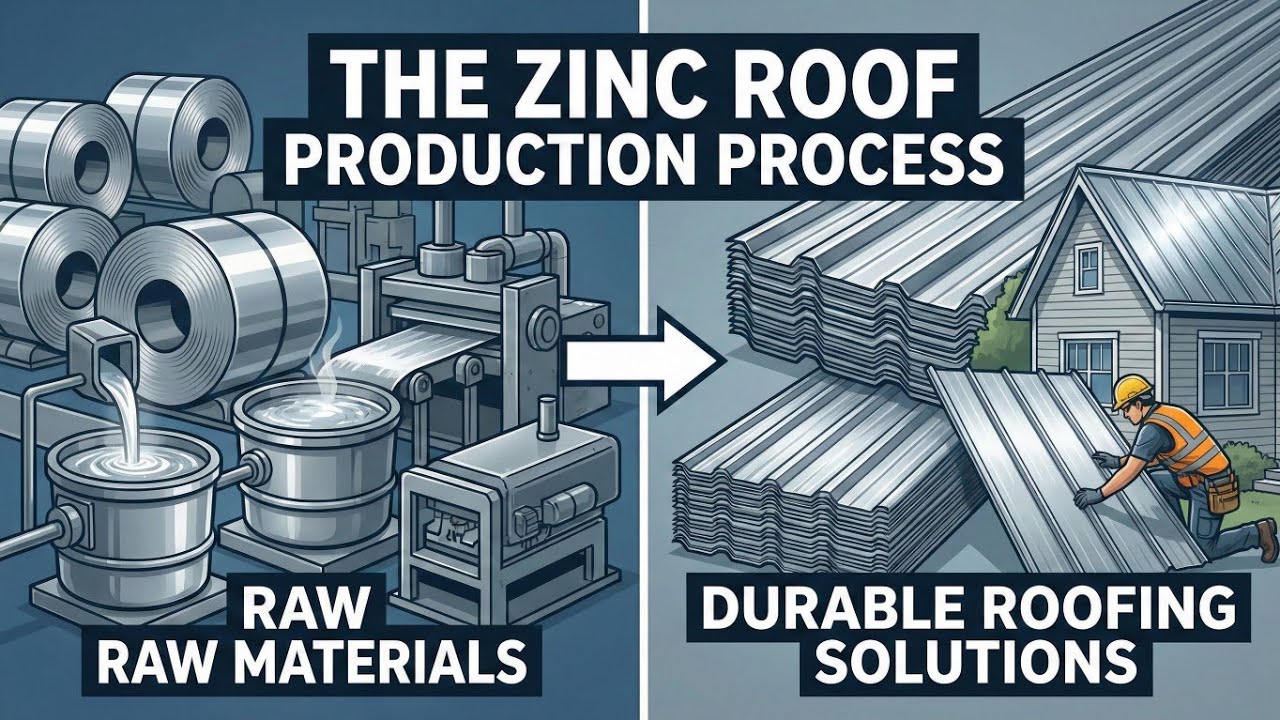 The Zinc Roof Production Process From Raw Materials to Durable Roofing Solutions