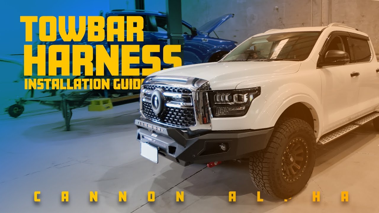 GWM CANNON ALPHA PLUG AND PLAY TOW BAR DIY HARNESS