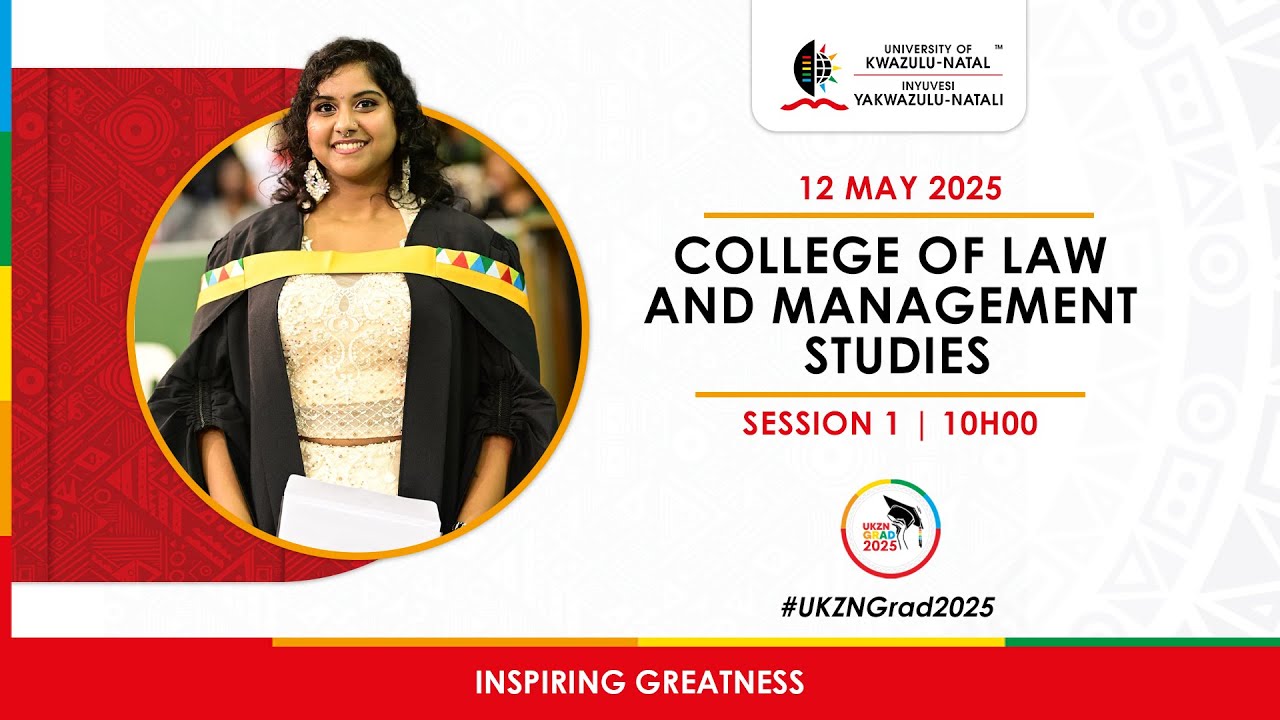 College of Law and Management Studies | 12 May 2025 | Session 1 10H00