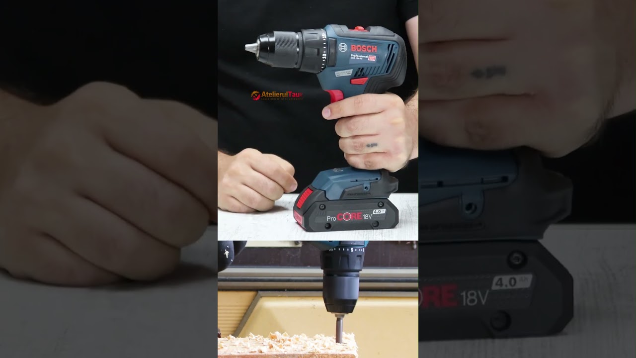 Cu ce acumulatori este compatibila bormasina #bosch GSR 18V-50? #atelierultauro #fyp #shorts #video