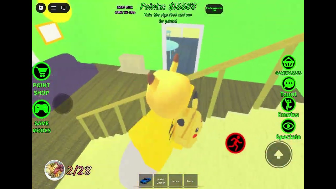 Playing hungry pigs