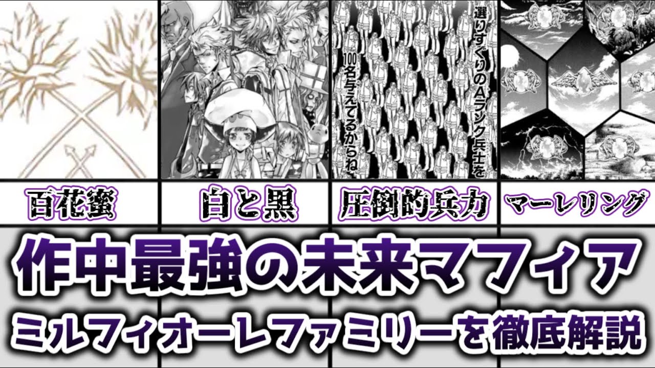 【ゆっくり解説】作中最強の未来ファミリー ミルフィオーレファミリーを徹底解説【家庭教師ヒットマンREBORN!】