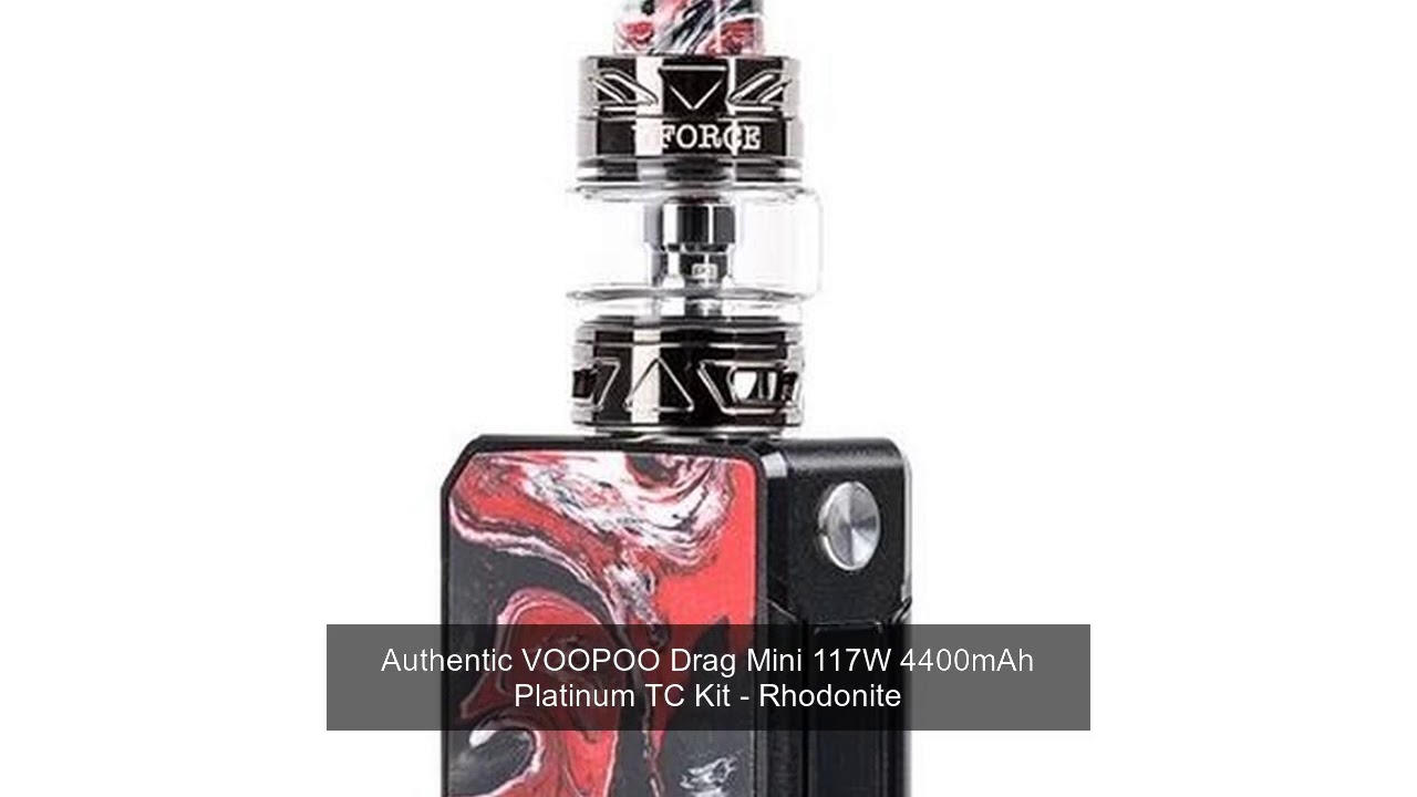 Authentic VOOPOO Drag Mini 117W 4400mAh Platinum TC Kit - Rhodonite
