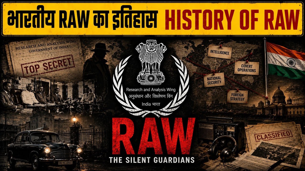 The Complete History of RAW | India's Secret Intelligence Agency 