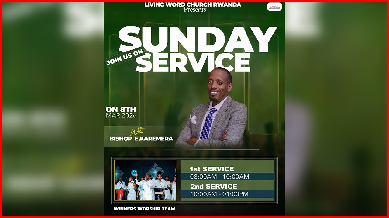 SUNDAY 2nd SERVICE ||Mar 08, 2026 - BISHOP E.KAREMERA