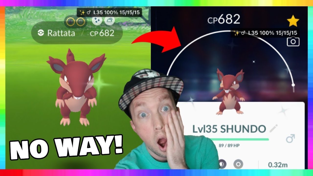 I CAUGHT Lvl 35 SHUNDO ALOLAN RATTATA IN POKEMON GO! ( 4x Other Shinies Caught )