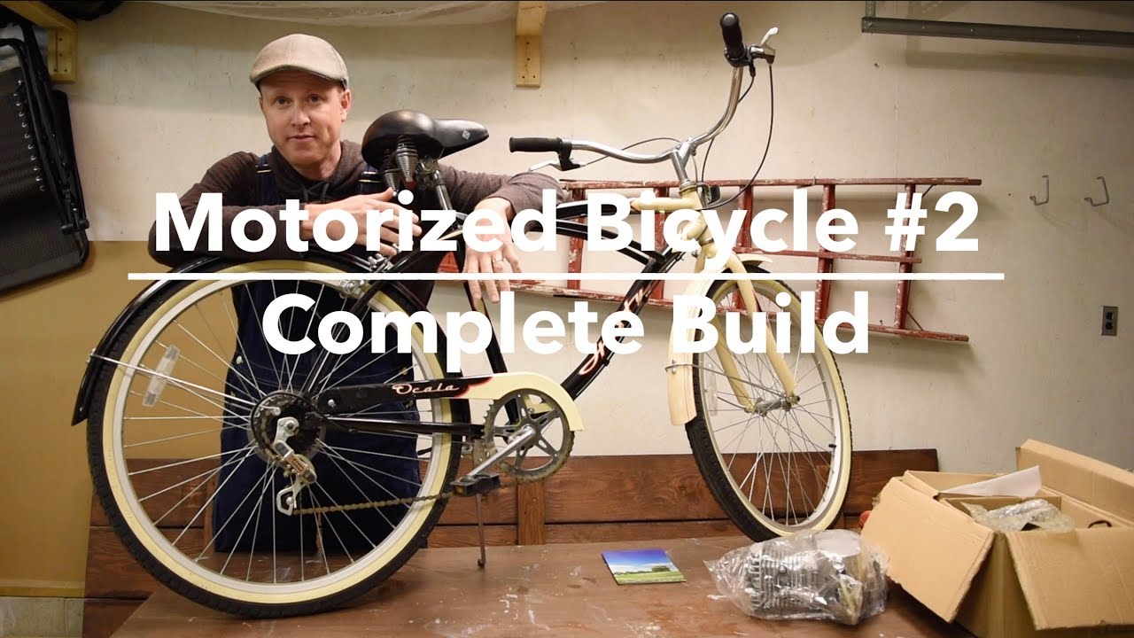 Building My 2nd Motorized Bicycle - Complete Bike Build - 80cc Engine Kit