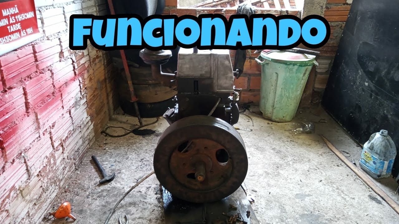 Motor Ruston Lincoln Inglan 15cv Antigo Funcionando