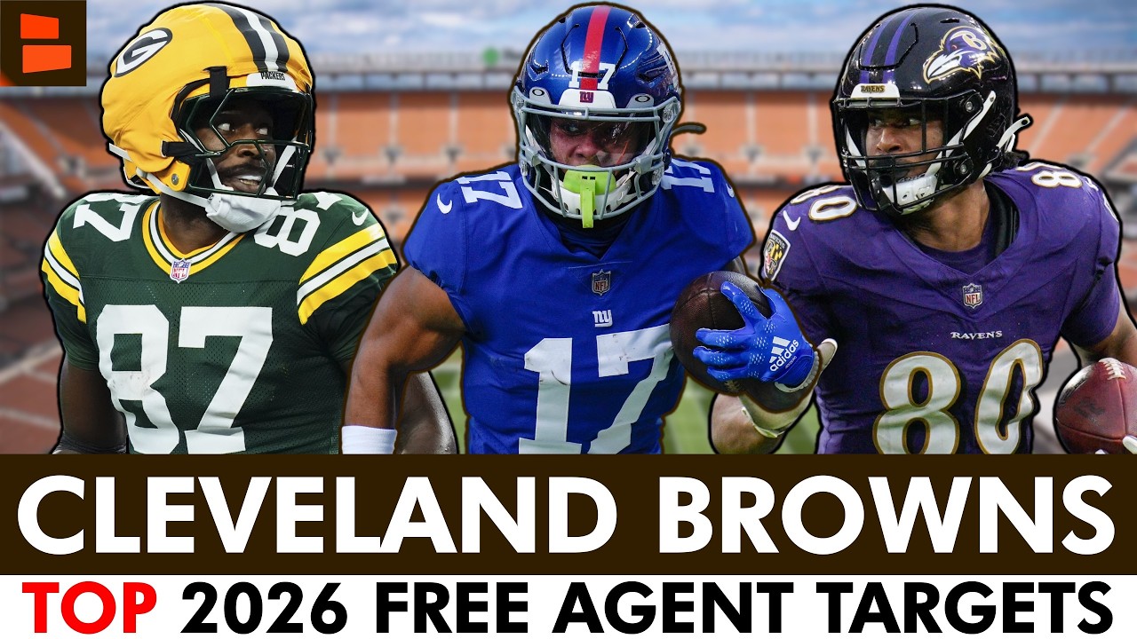 Cleveland Browns TOP Free Agent Targets For Todd Monken On Offense