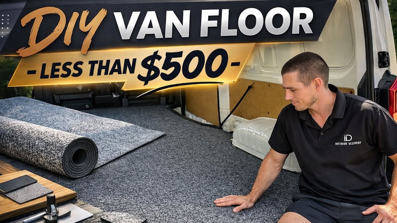 DIY Van Floor Step by Step for under $500 