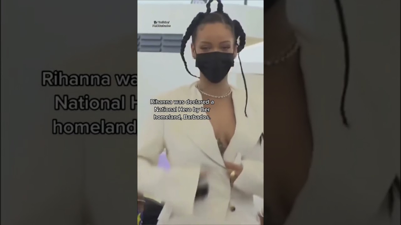 Rihanna Declared a National Hero by Her Homeland, Barbados | #Shorts