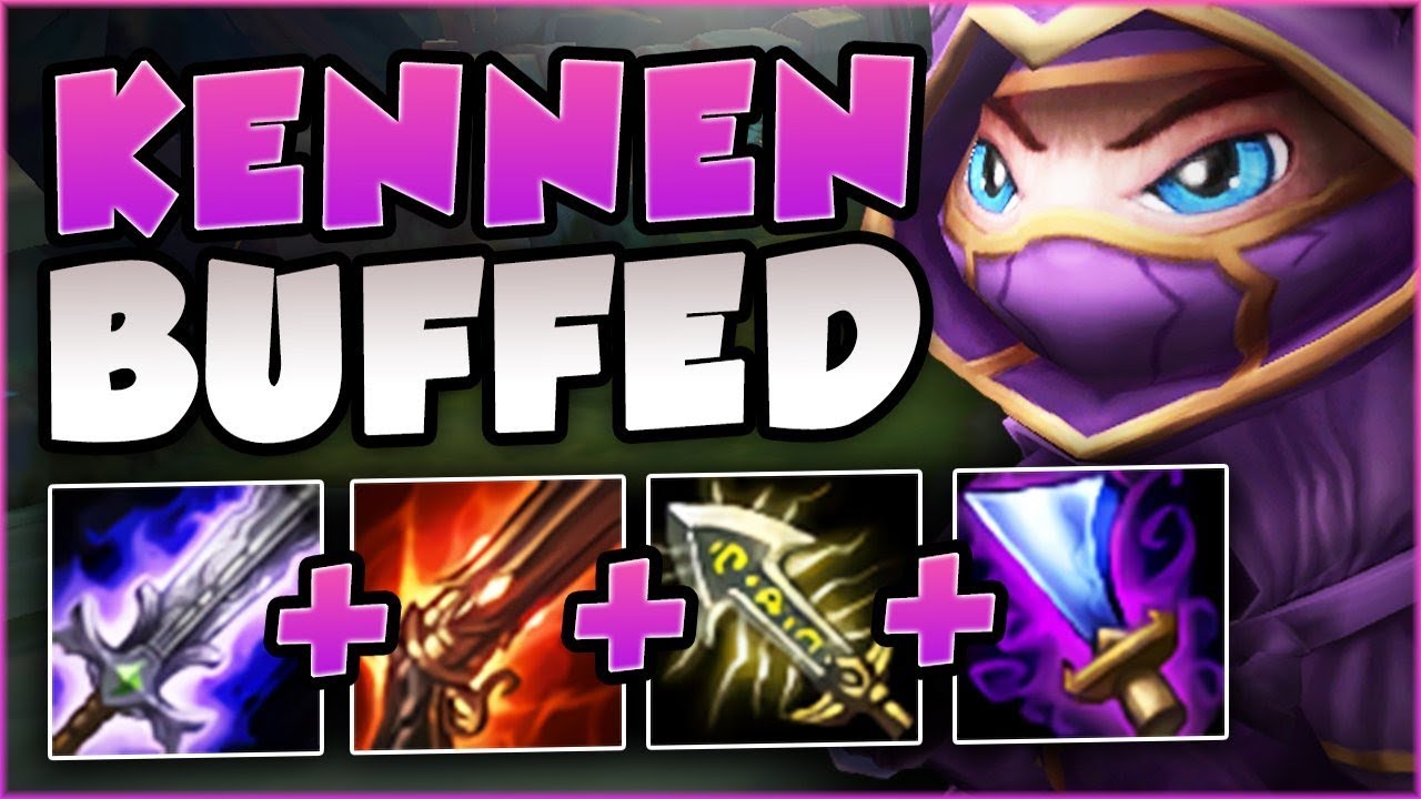 WTF... RIOT 100% OVER BUFFED KENNEN! AD ON-HIT KENNEN TOO OP! KENNEN TOP GAMEPLAY! League of Legends