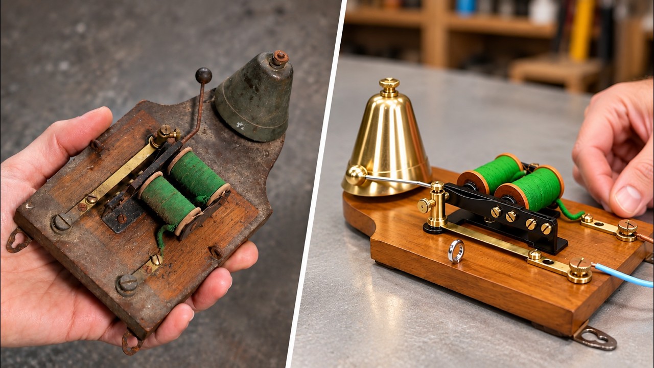 1930s Telephone Bell Restoration – From Rust to Ringing
