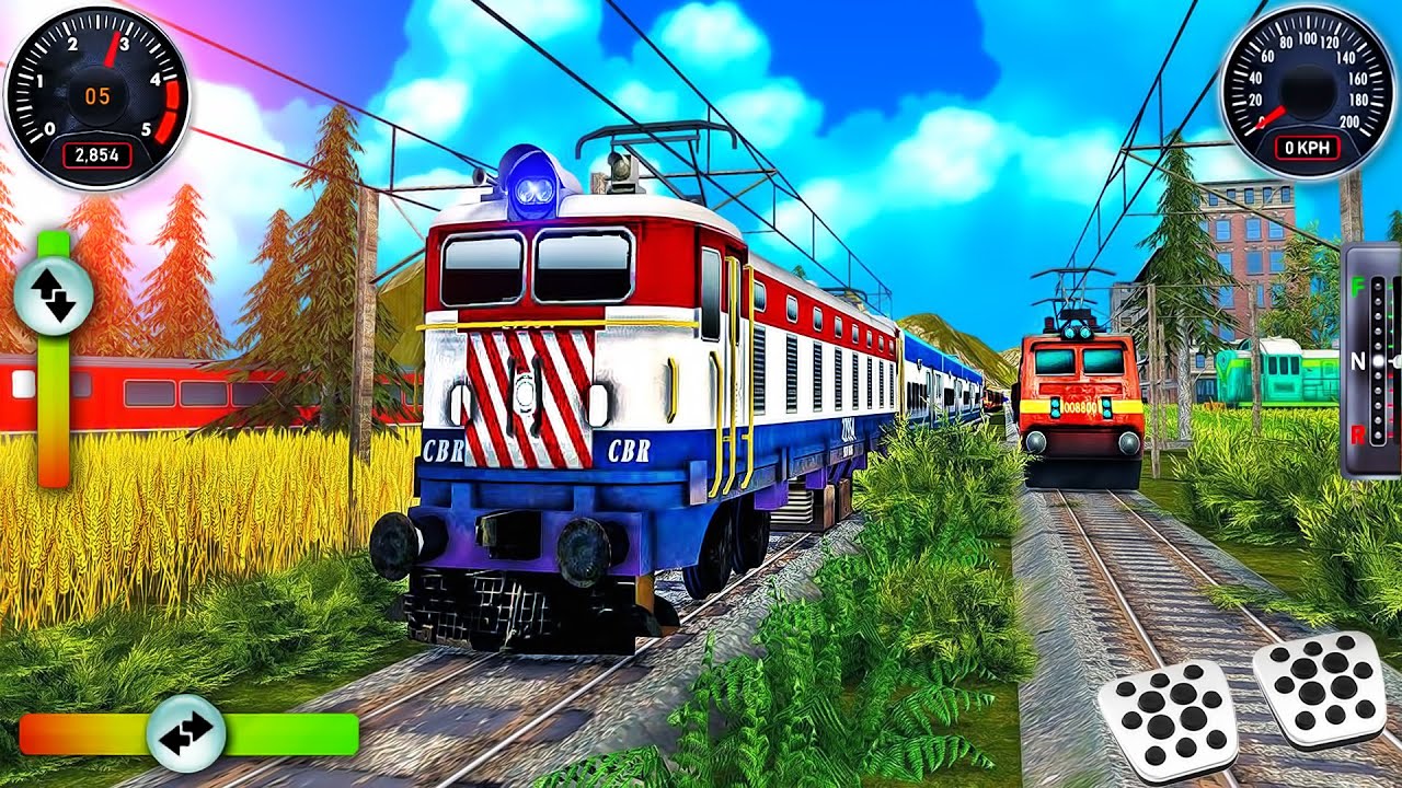 Indian Train Simulator Ultimate 3D - Passenger Train Route Driving 2025 - Android GamePlay