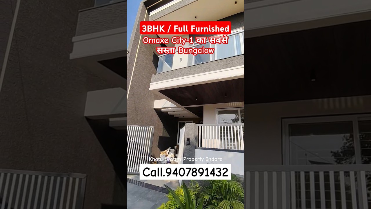 3BHK Full Furnished Bungalow For Sale In Indore 