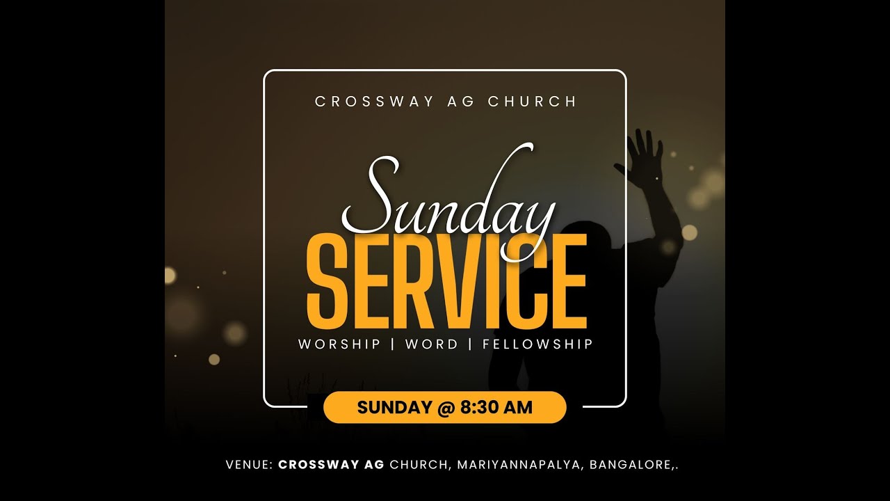 Sunday Worship | Mar  15, 2026 | Crossway Church | Ps. Blessan Sam