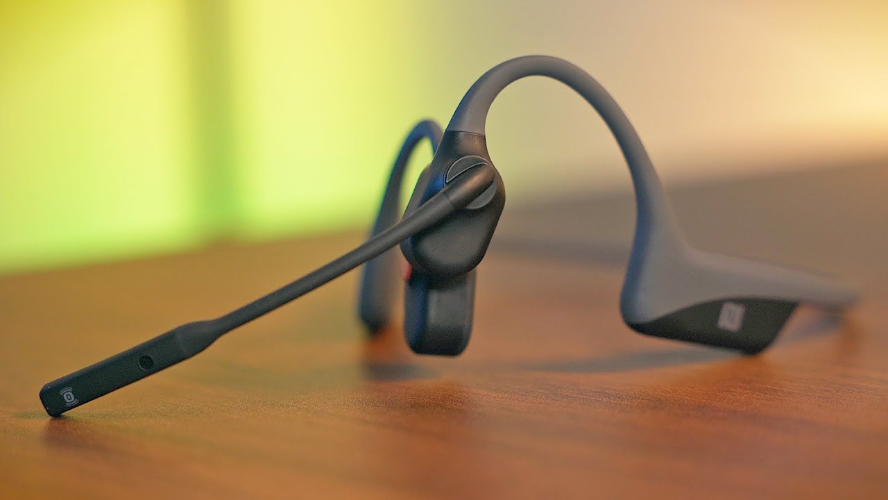 Aftershokz OpenComm Bone Conduction Headset Review: PERFECT For Working From Home | Raymond Strazdas