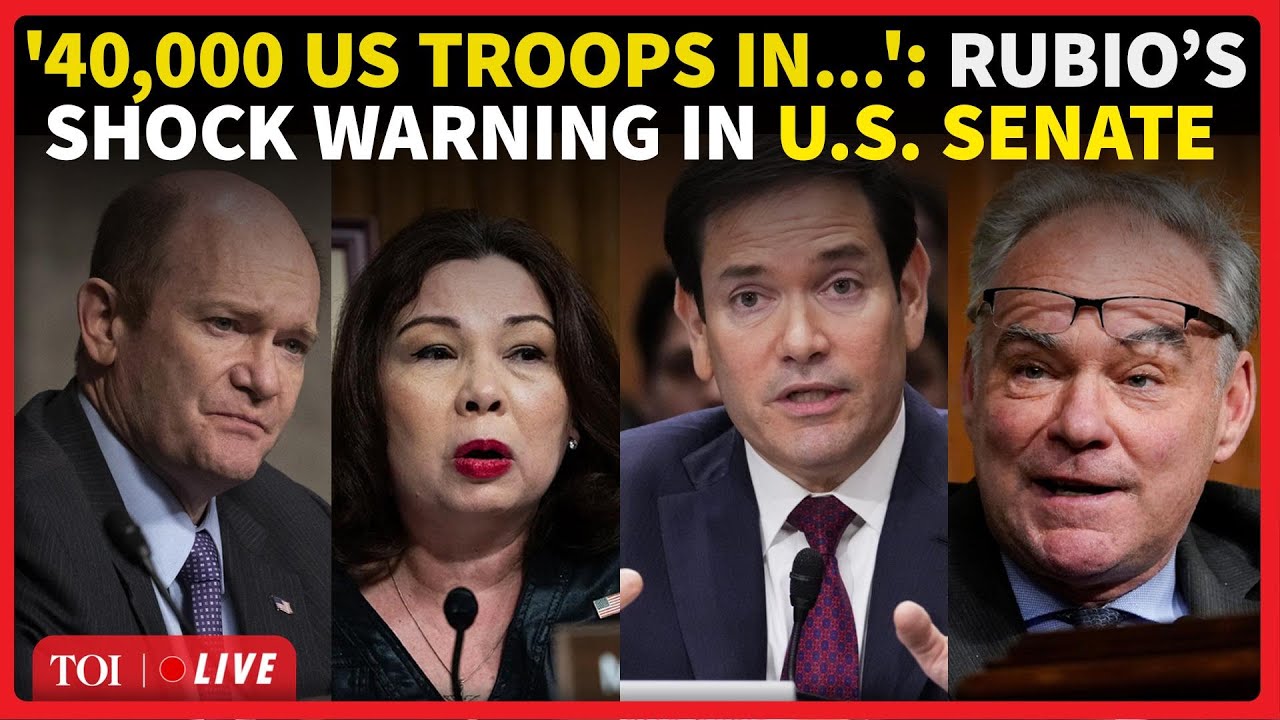 Iran's Drones & Ballistic Missiles Can Finish 40,000 US Troops: Rubio Drops Bombshell In US Senate
