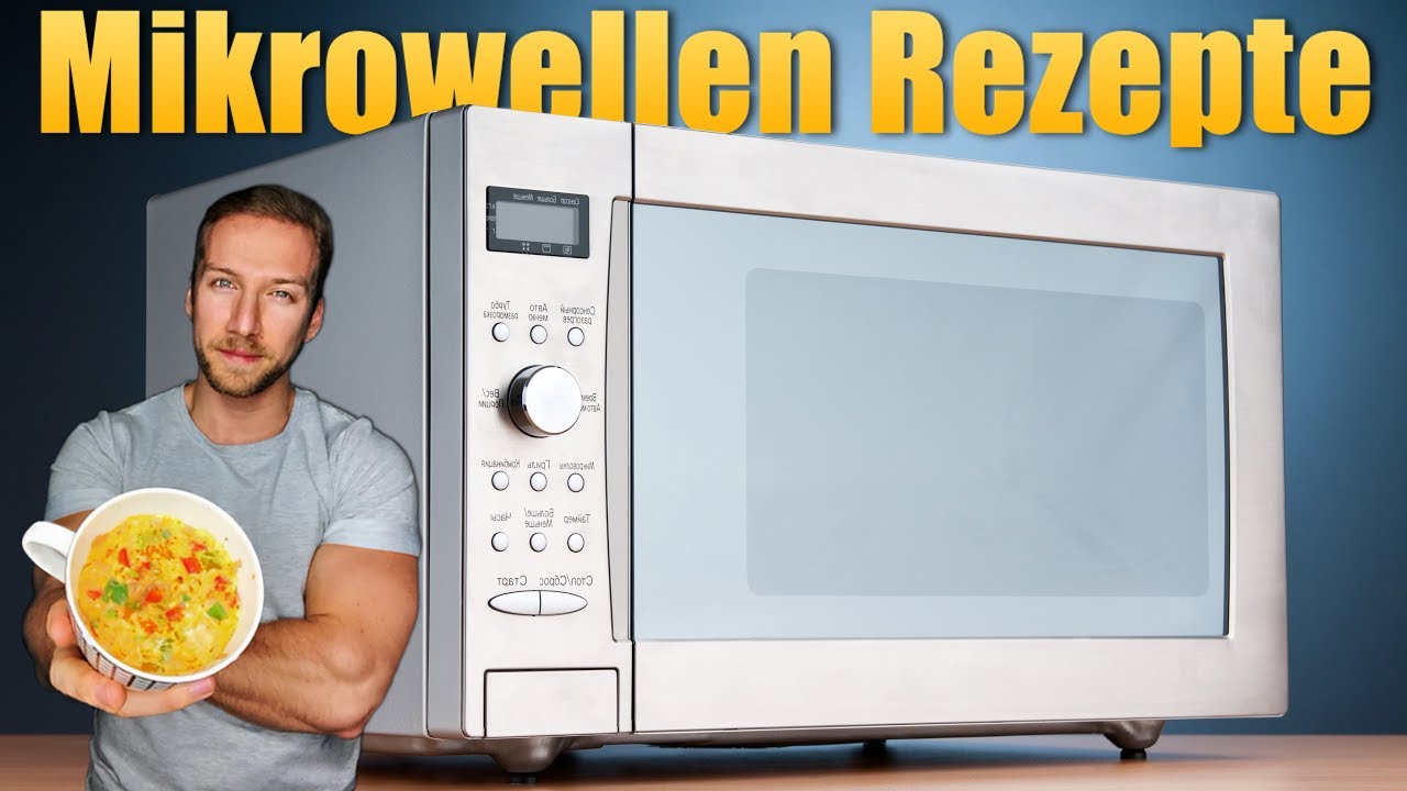 3 MIKROWELLEN REZEPTE unter 5 min