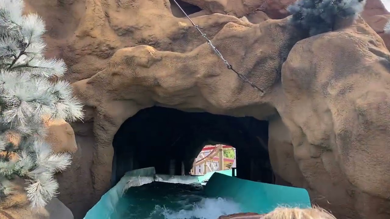 Timber Mountain Log Ride POV at Knotts