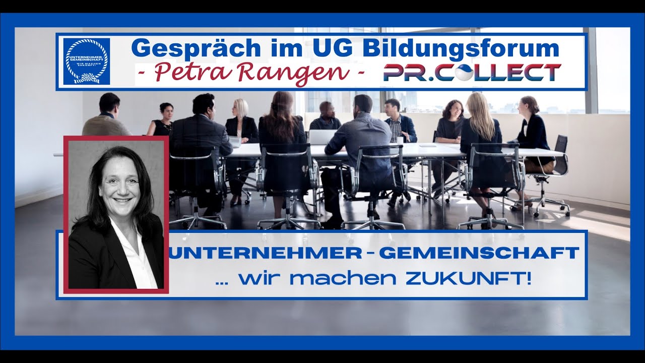 #PetraRangen im #Bildungsforum der #UnternehmerGemeinschaft stellt sich und Ihre Skills vor