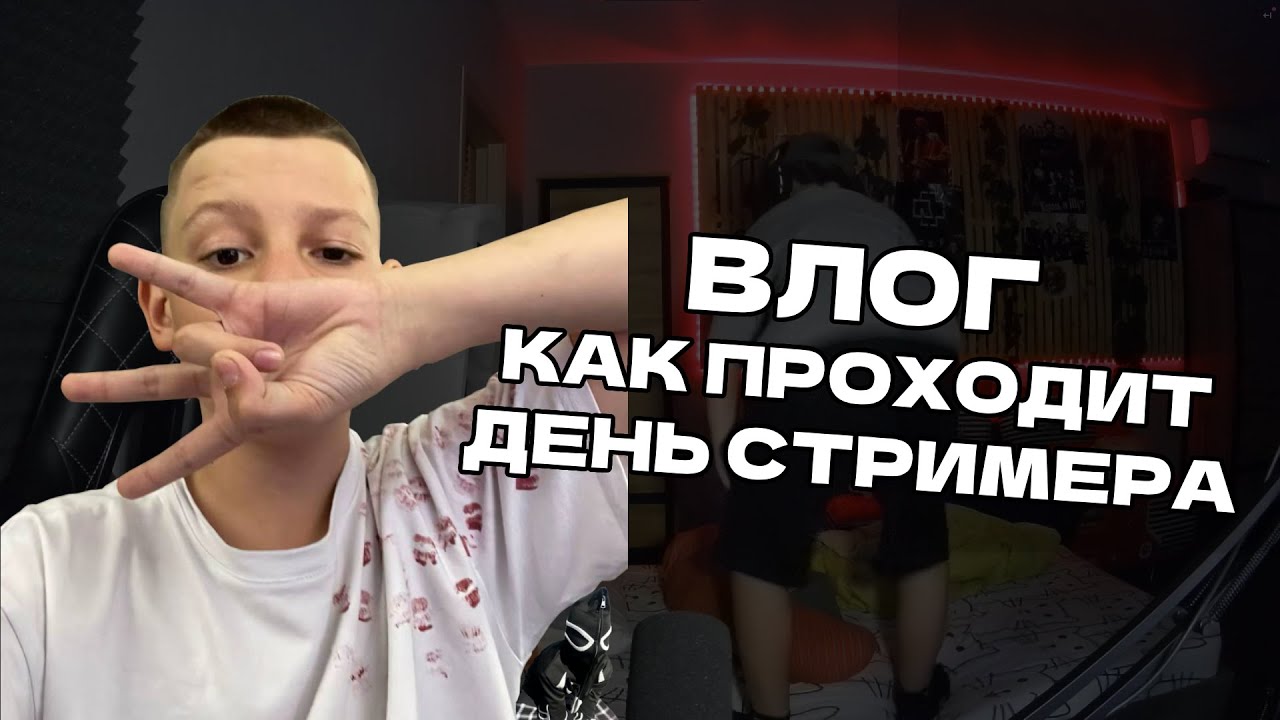 ВЛОГ! Как проходит день стримера