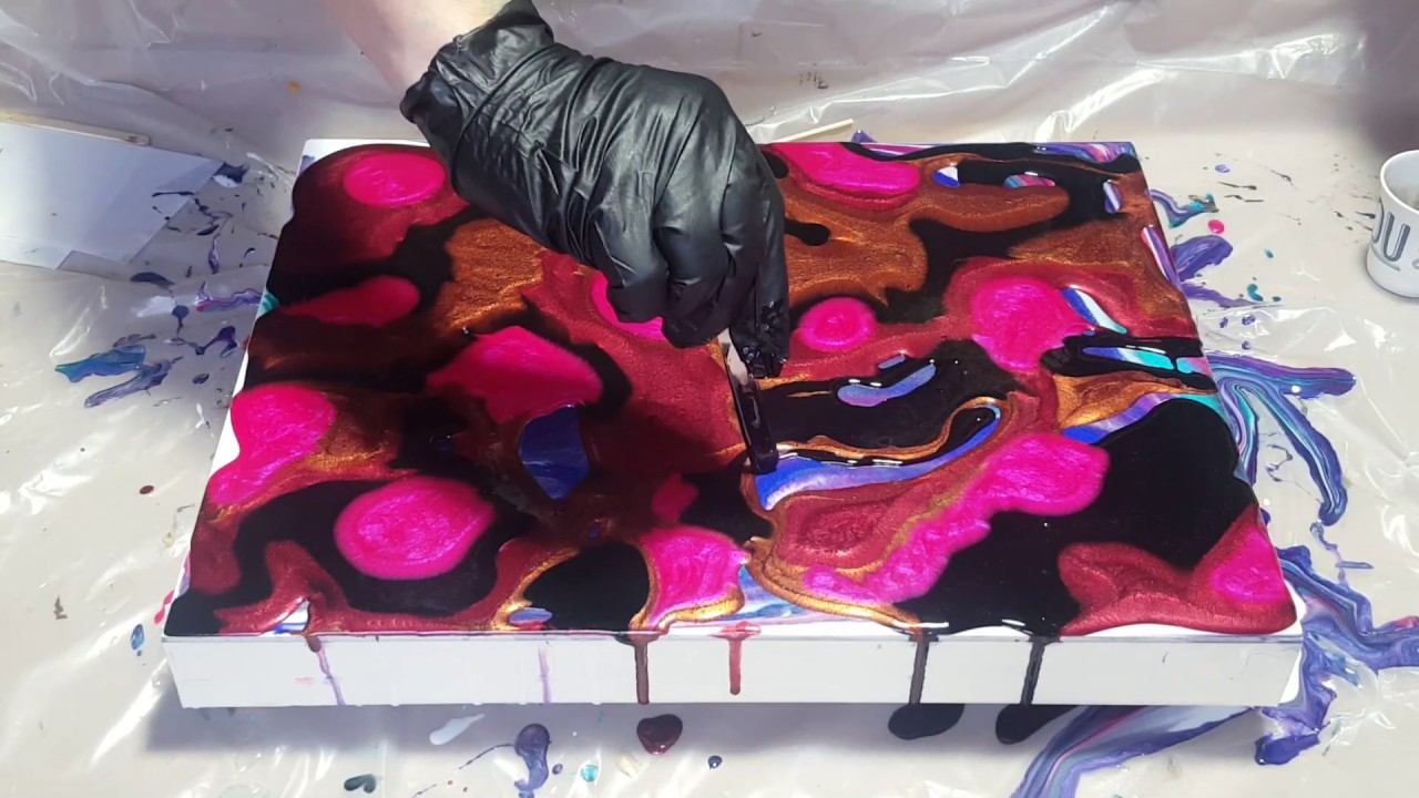 How to Resin Art Pouring Away the Ugly