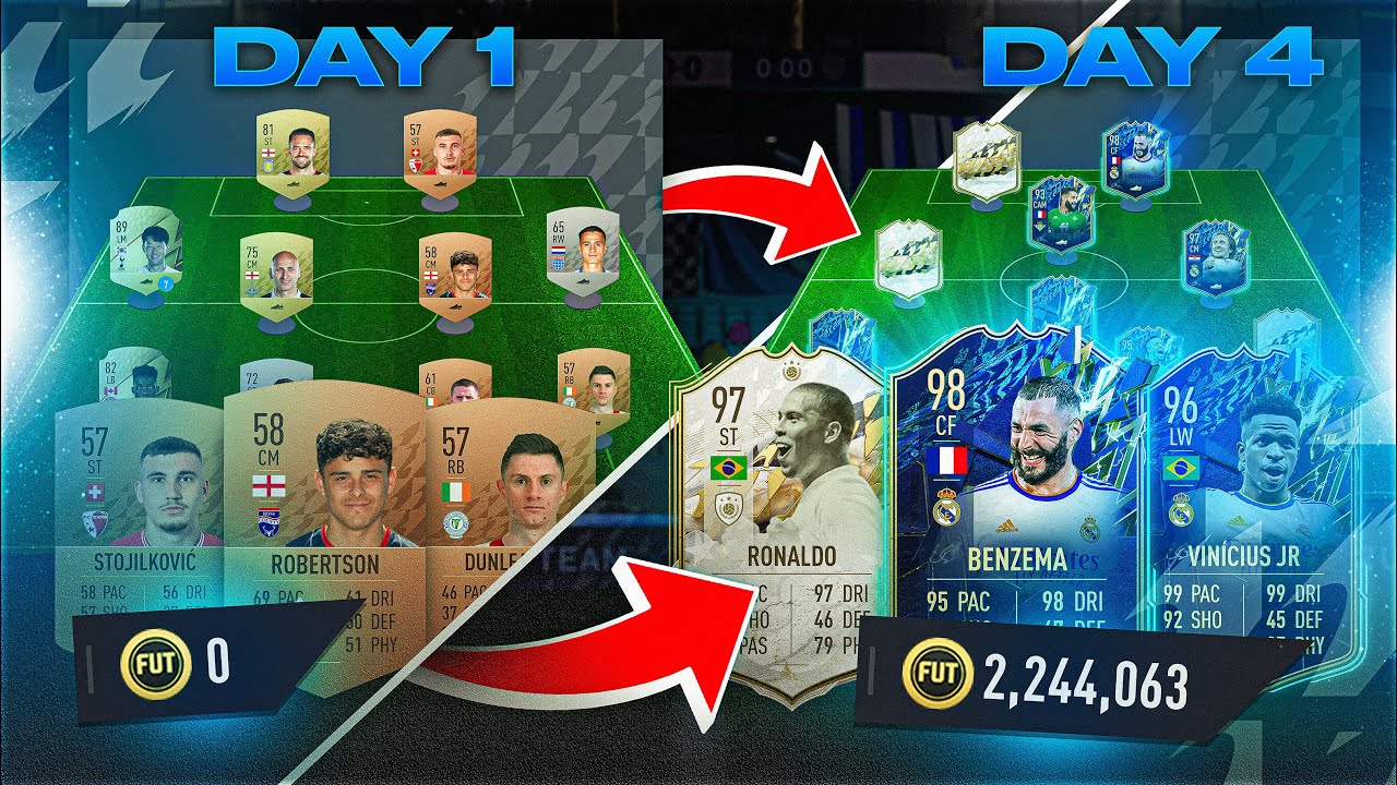 Какую лучшую команду можно собрать за 4 дня в FIFA 22?