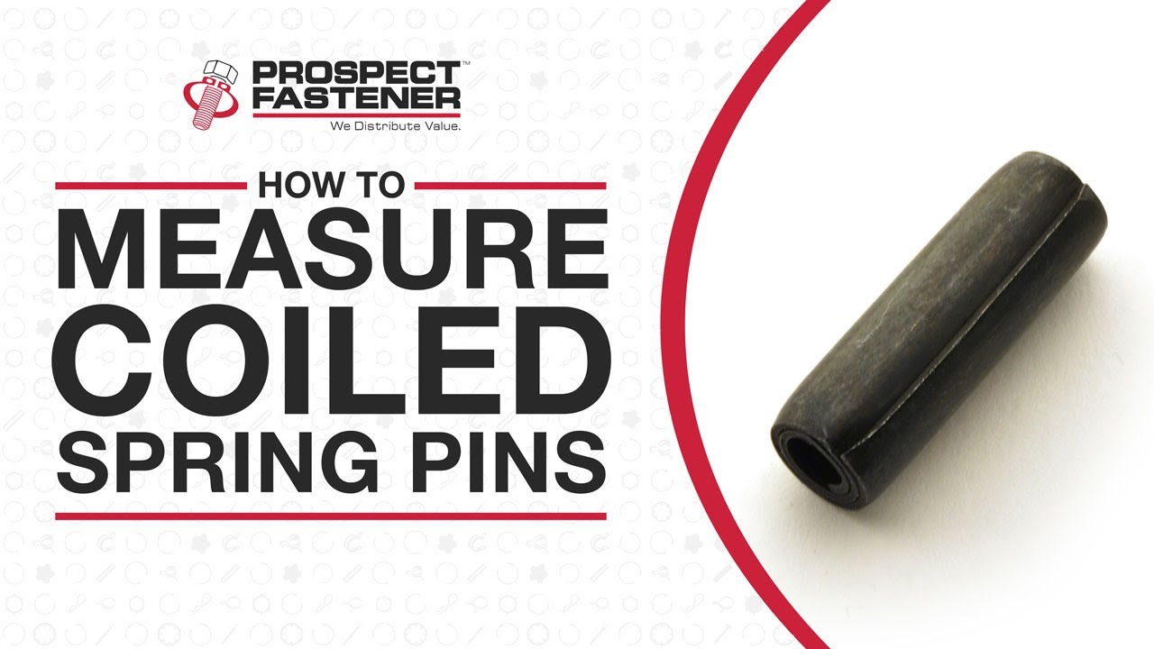 How to Measure Coiled Spring Pins
